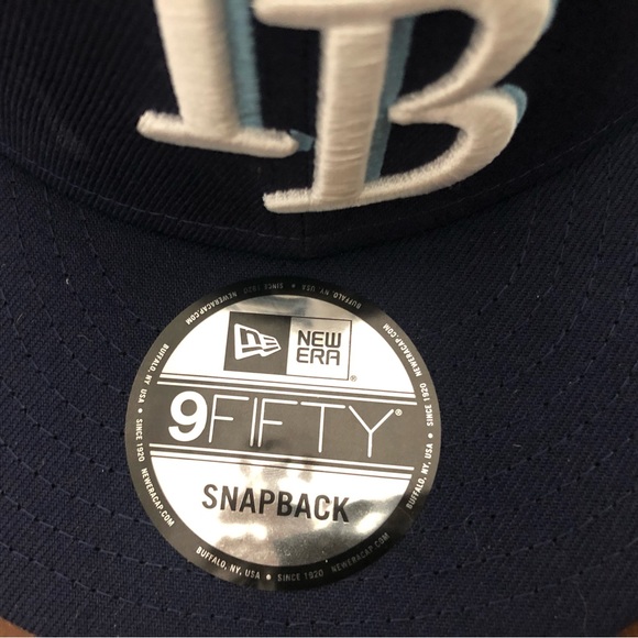 NWT - New era Tampa Bay Rays snap back cap with 2022 postseason patch - Picture 4 of 7